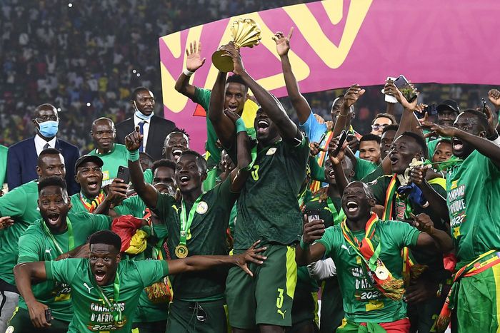 Le Senegal a remporte la premiere Coupe d'Afrique des Nations de son histoire en battant aux tirs au but l'Egypte 0-0, 4-2 tab (4)