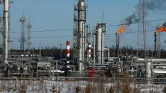 A general view shows a natural and associated petroleum gas processing plant in the Yarakta Oil Field, owned by Irkutsk Oil Company (INK), in Irkutsk Region, Russia March 11, 2019.
