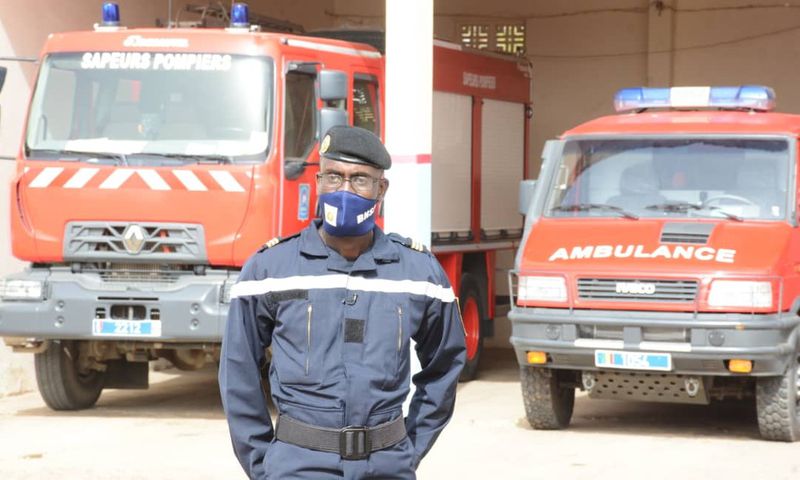 Sapeur-pompier du Sénégal