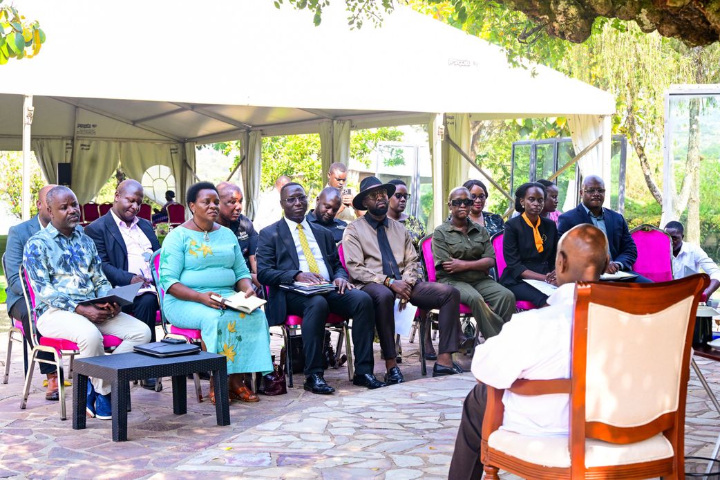 President Yoweri Museveni meeting the stakeholders