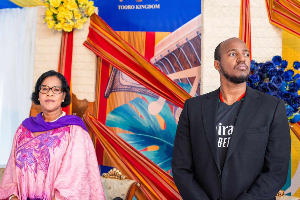 Tooro's King Oyo Nyimba with Queen Mother Best Kemigisha