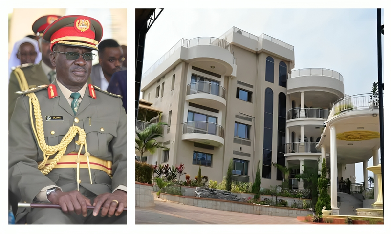 Late Brig Gen Charles Oluka's home in Kajjanzi (Photo courtesy (New Vision)