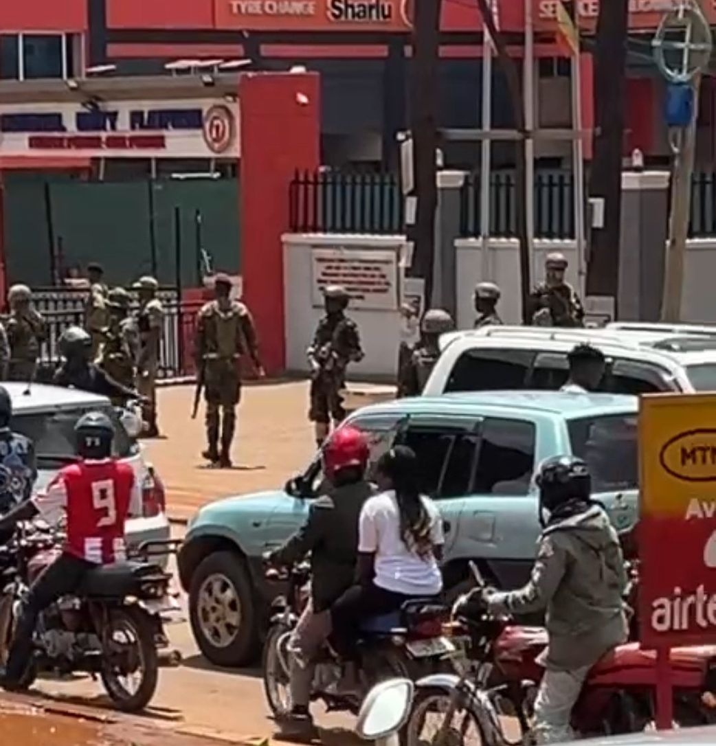 Pictures from NUP headquarters raid by SFC