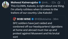 Gen. Kainerugaba speaks on NUP office raid