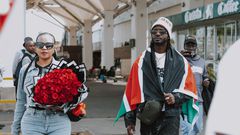 Bebe Cool and Zuena in Nairobi