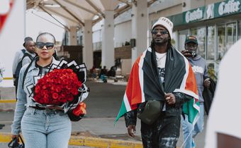 Bebe Cool and Zuena in Nairobi