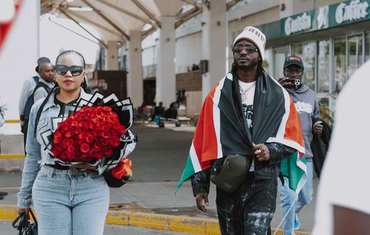 Bebe Cool and Zuena in Nairobi