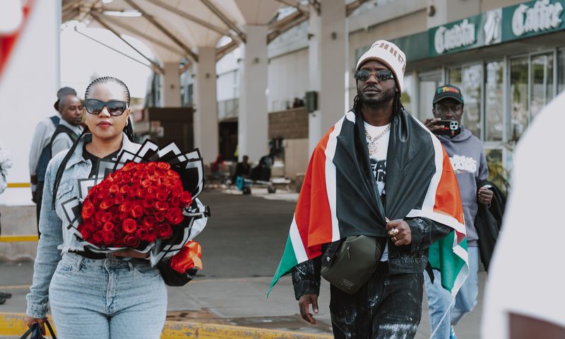 Bebe Cool and Zuena in Nairobi