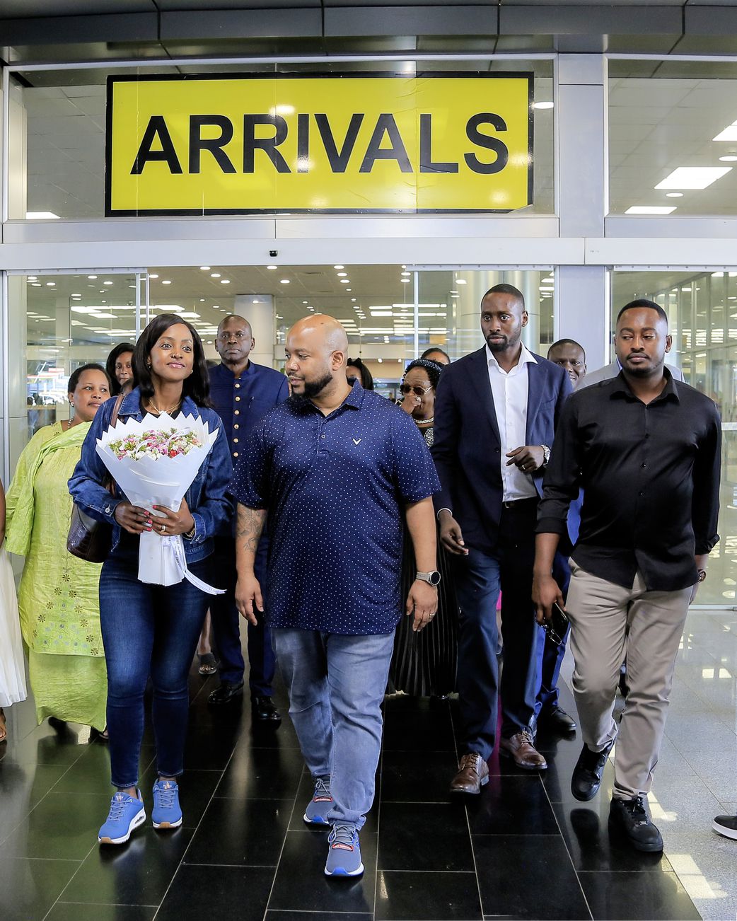 Princess Ruth Nsemere Komuntale arrived from the US