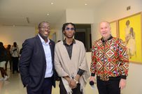 Eric Joe Gayi (C) is set for his solo exhibition titled Breaking the Norm. 