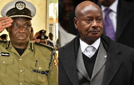 Lawrence Niwabiine and Museveni
