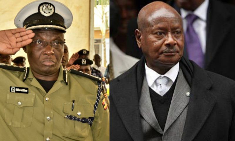 Lawrence Niwabiine and Museveni