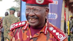 Johnson Byabashaija the Commissioner General of the Uganda Prison