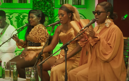 Blu 3 girls during the Tusker Conversessions interview