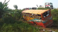 The accident scene