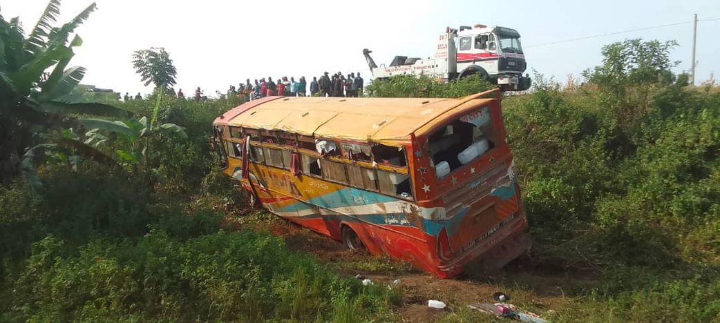 The accident scene