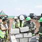 CDF Gen Muhoozi Kainerugaba at the launch of the construction of joint headquarters of UPDF and Ministry of Defence and Veteran Affairs