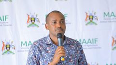 Agriculture Minister Frank Tumwebaze