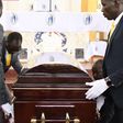 The body of Joseph Tamale Mirundi at the requiem mass / courtesy