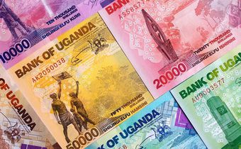 Uganda money in notes