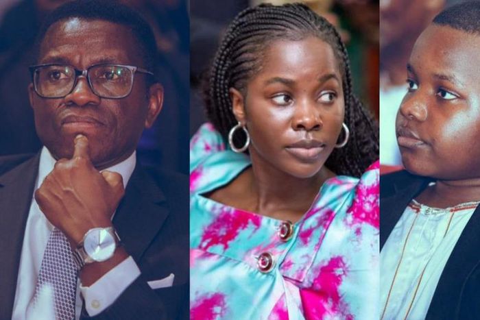 Katikkiro Charles Peter Mayiga, Princess Sarah Katrina Mirembe Ssangalyambogo and Prince Richard Ssemakookiro