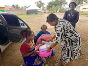 Hon Nabagabe is supporting mothers in her constituency
