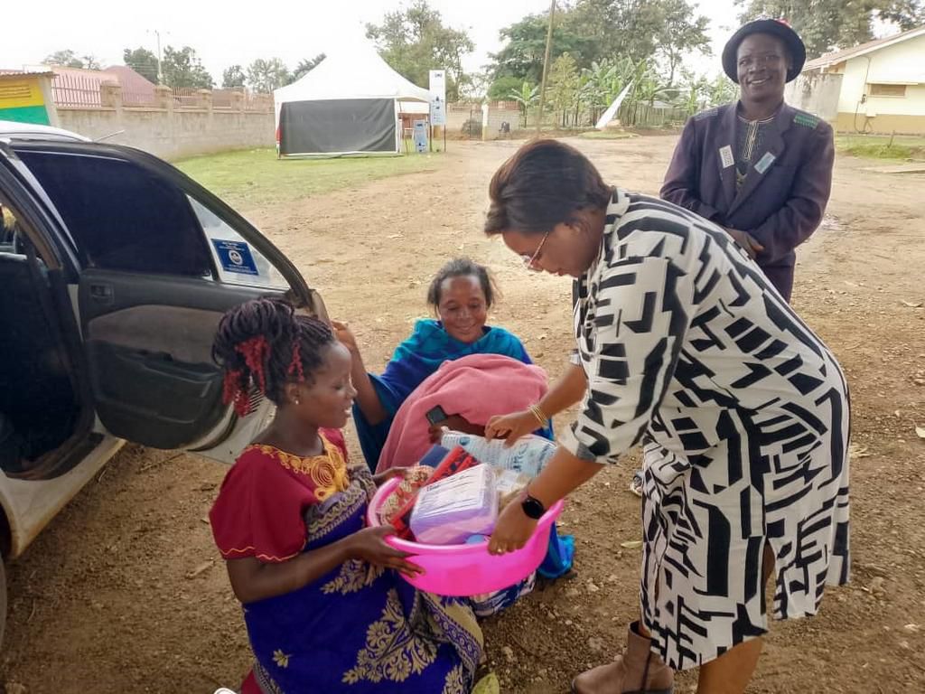 Hon Nabagabe is supporting mothers in her constituency