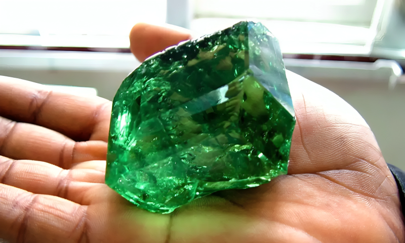 The largest in the world tsavorite
