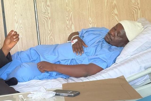 Francis Mwijukye was hospitalized in May this year with severe head injuries