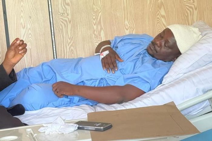 Francis Mwijukye was hospitalized in May this year with severe head injuries
