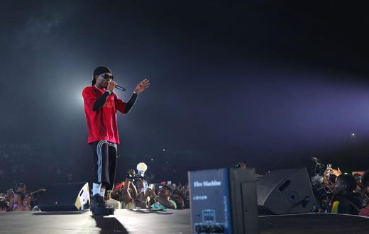 Joeboy performing at Lavida Rave at Lugogo Hockey Grounds on Saturday, July 27