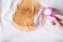 Apply salt or baking soda to stubborn stains [iStock]