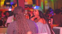 Partygoers filled the lounge as early as 10pm