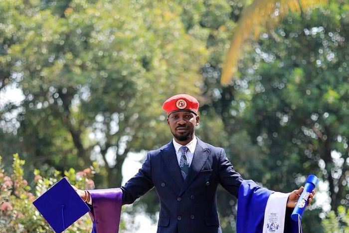 Bobi Wine graduates with law degree from Cavendish Univeristy