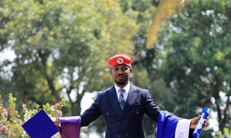 Bobi Wine graduates with law degree from Cavendish Univeristy