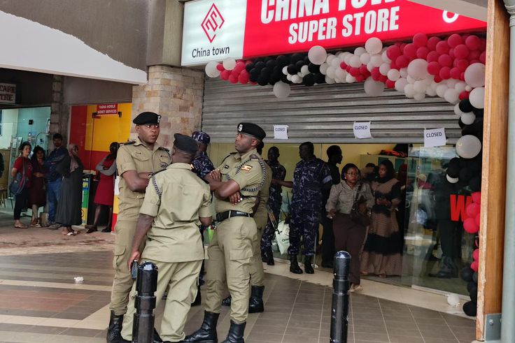 Police shut down China Town on Monday evening