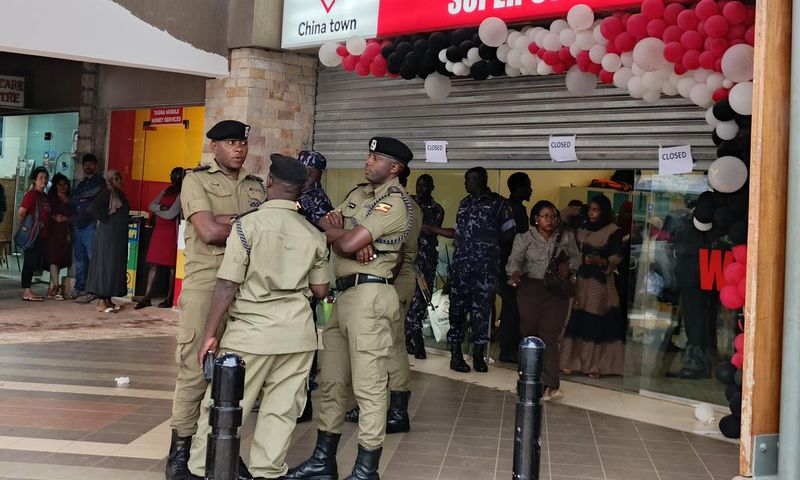 Police shut down China Town on Monday evening