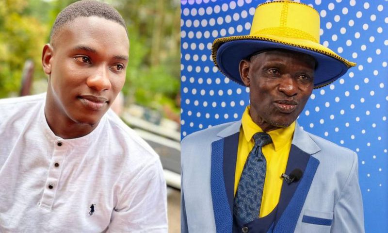 Mirundi Junior and his father, Joseph Tamale Mirundi