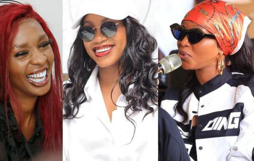 Cindy, Sheebah and Spice Diana
