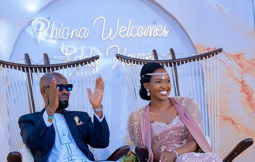 Singer Eddy Kenzo and Fiona Nyamutoro at their recent function. Meticulous planning and attention to detail is required for managing special events