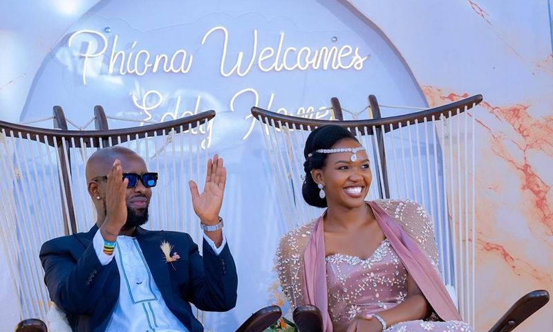 Singer Eddy Kenzo and Fiona Nyamutoro at their recent function. Meticulous planning and attention to detail is required for managing special events