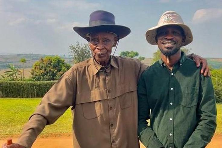 Bobi Wine and his father in law