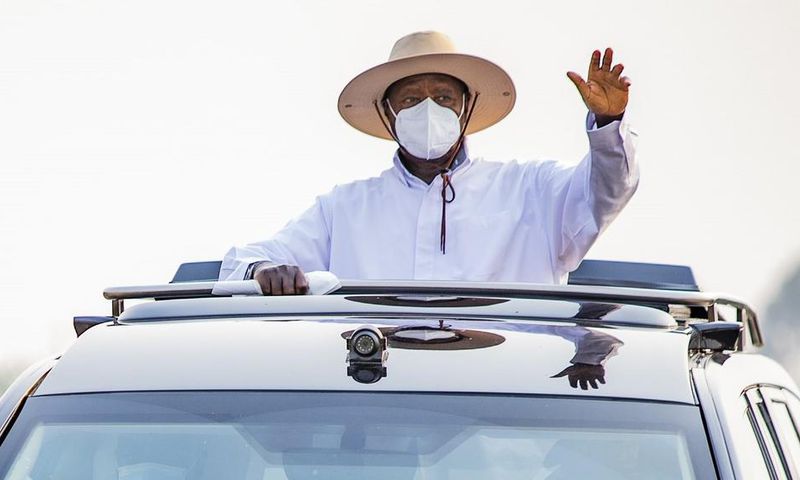 President Museveni's official car has been fitted with dome cameras for surveillance