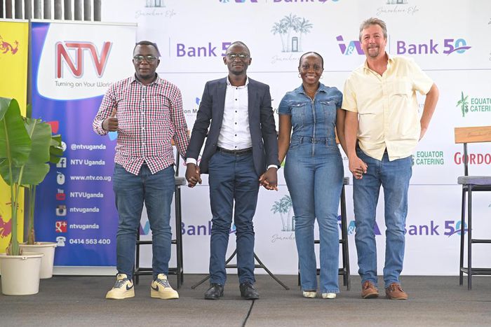 Stakeholders of the ABBA Re-Björn concert pose for a photo moment after the event launch