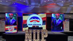 Bobi Wine spoke at the NUP convention in Chicago last weekend