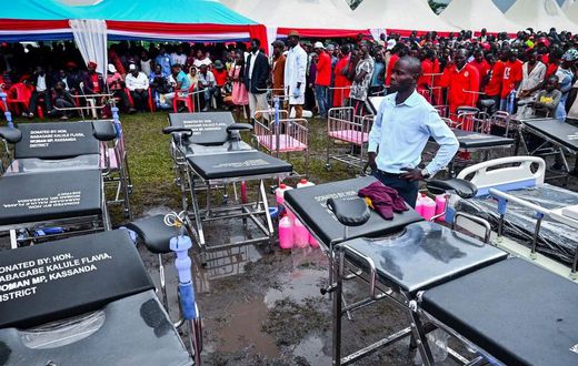 Some of the items donated by Hon Nabagabe