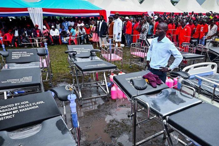 Some of the items donated by Hon Nabagabe