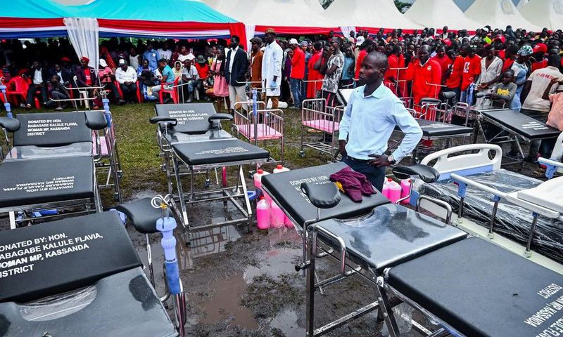 Some of the items donated by Hon Nabagabe