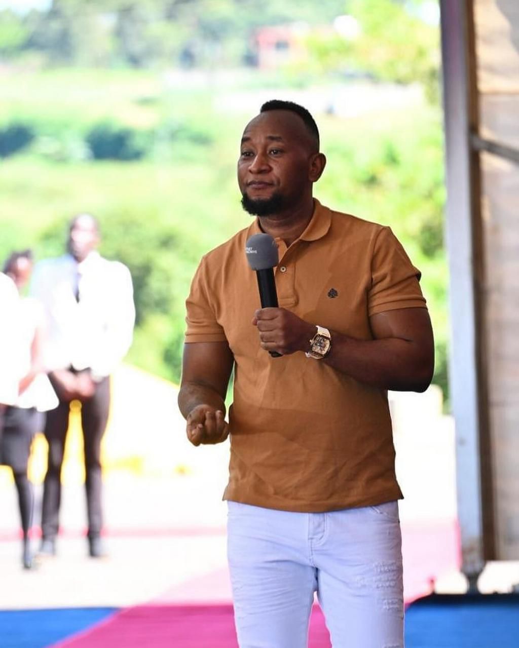 Wisdom K is a follower of Elvis Mbonye