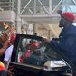 Bobi Wine arrived in Chicago on Friday